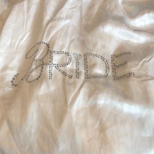 Victoria’s Secret Satin Bride Robe NWT